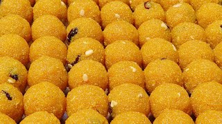 Motichoor Ladoo Recipe  How To Make Motichoor Laddu  Boondi Laddu Making  Indian Sweets Making [upl. by Aihsi35]