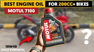 Best Engine Oil For Bikes  Motul 7100 Fully Synthetic 10W40  High Performance Oil 🔥🤩 [upl. by Nima]