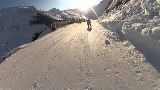 Awesome sledge run in Andermatt P [upl. by Thun869]