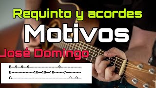 Motivos  Tutorial  Requinto  Acordes  Jose Domingo [upl. by Alue]