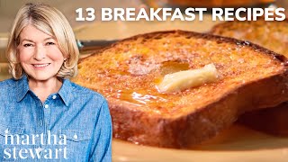 Martha Stewarts Best Breakfast Recipes  Mornings With Martha [upl. by Nahtanaj559]