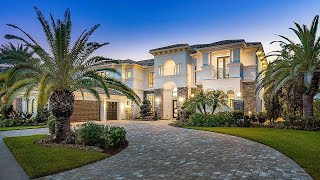 465 Million Spacious Villa Lago with long lake views in desirable Royal Palm Polo Boca Raton [upl. by Amaleta281]