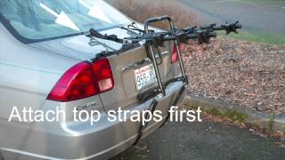 TrunkRack 3 Bike Rack for Sedans by Advantage SportsRack [upl. by Sarette642]