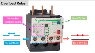 Overload Relay  Overload Relay Connection  Overload relay working principle [upl. by Scheider291]