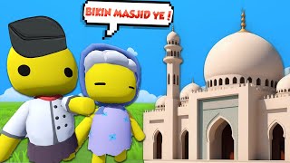 AKU MEMBUAT MASJID DAN BAGI BAGI TAKJIL DI WOBBLY LIFE [upl. by Ecinaj514]