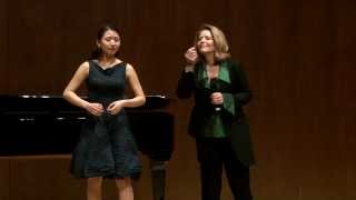 Renée Fleming Master Class February 13 2014 Pureum Jo and Daniel Fung [upl. by Avigdor256]