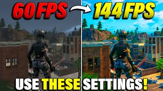 BEST PC Settings for Fortnite OG  Max FPS Perfect Graphics amp More [upl. by Ynttirb]