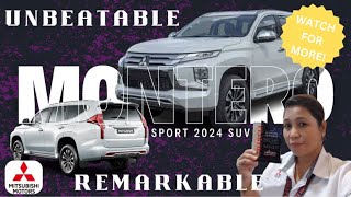 UNBEATABLE AND REMARKABLE THE MONTERO SPORT 2024 SUV WITH THE LOWEST DOWN EVER xpander montero [upl. by Arrait975]