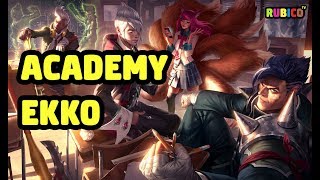 ACADEMY EKKO SKIN SPOTLIGHT  LEAGUE OF LEGENDS [upl. by Bacon]