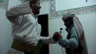 Yemeni sword dance in Sanaa and Mezmar  مزمار يمني [upl. by Yerffe256]