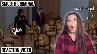 Vocal Coach Reacts to GLEE  Smooth Criminal [upl. by Elias]