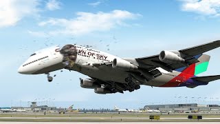 Malaysia Airbus A360 Pilot Made Emergency Land After Mid Air Crashed Today GTA 5 [upl. by Barbi652]