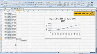 EC3115 Tutorial 3  Calculating Average Annual Growth Rates [upl. by Erastus]