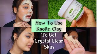 How to use Kaolin Clay in your skincare routine to get clear glowing skin skincare glowingskin [upl. by Kopaz]