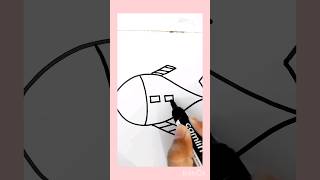 How to Draw an Airplane Step by Step [upl. by Diandre652]