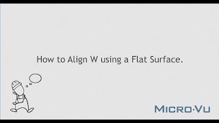 InSpec  How To Align W using a Flat Surface [upl. by Frager]