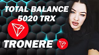 ✅TRONERE  Best New TRX Mining Platform   Full Review [upl. by Aihsenyt582]