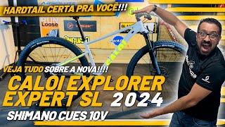 CALOI EXPLORER EXPERT SL 2024  CUES 10v  HARDTAIL CERTA PARA VOCÊ  PEDALOKOS [upl. by Nur703]