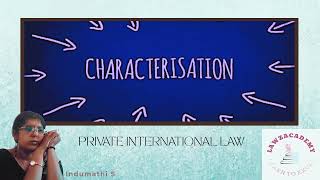 Characterization Basics  Private International Law [upl. by Ydoj]