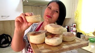 PANCITOS SIN HORNO HUEVOS BENEDICTINOS  MUFFINS INGLESES  Silvana Cocina ❤ [upl. by Orlan51]