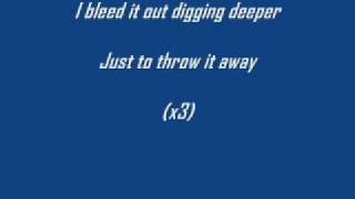 LinkinPark  Bleed It Out Lyrics [upl. by Irvin]