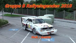 Gruppe B Rallyelegenden 2018  Best of Rallye Sounds  Audi S1  Lancia Delta  Audi Quattro [upl. by Arte752]