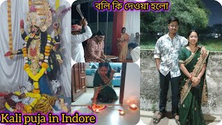 Kolkata r baire kali pujoকি কি বলি দেওয়া হলোdiwalispecialvlogdebislifestyle [upl. by Strohben966]