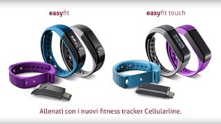 EASYFIT TOUCH by Cellular Line unboxing del braccialetto fitness [upl. by Ani]