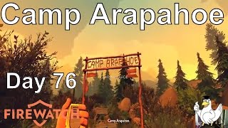 Firewatch  Day 76  Ruby River amp Camp Arapahoe [upl. by Ahselak799]