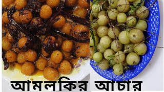 আমলকির আচার 🖤 Amlokir Achar Recipe [upl. by Urion]