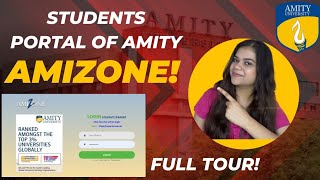 Students Portal Of Amity University Amizone Tour  Must Watch 😲⚠️ [upl. by Cioban18]