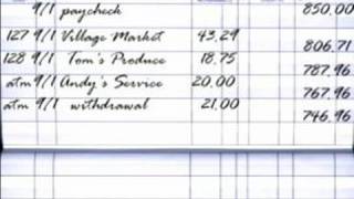 How to Balance a Checkbook  How to Balance an Account Register [upl. by Socrates819]