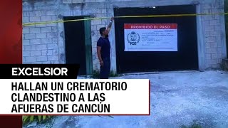 Descubren crematorio clandestino en Cancún Quintana Roo [upl. by Nivle]