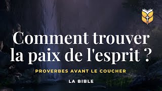 30 minutes de Proverbes avant le coucher La Bible Relaxation biblevision [upl. by Rambert]