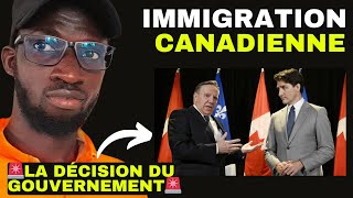 🚨IMMIGRATION AU CANADA  Nouvelle décision prise par le gouvernement pour 20252027 [upl. by Warms389]