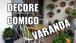 COMO DECORAR VARANDA PEQUENA [upl. by Cloots376]