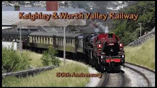 Keighley amp Worth Valley Railway KWVR 50th Anniversary [upl. by Deys]