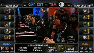 NA LCS CST vs TSM Game 2 Highlights NA LCS Spring 2015 [upl. by Renado]