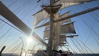 The Royal Clipper Setting Sail for Monaco [upl. by Mayhs]