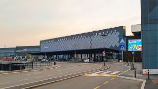 Belgrade Airport Walking Tour  NEW Processing Building Terminal 2 Expansion [upl. by Odnala]