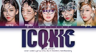 Aespa 에스파 ICONIC  You As A Member Karaoke  5 Members Ver [upl. by Teyut]