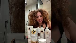 elianas hair products 💸💫 kalogerasisters kalogeras4ever elianakalogeras fyp curlyhair short [upl. by Oznerol]