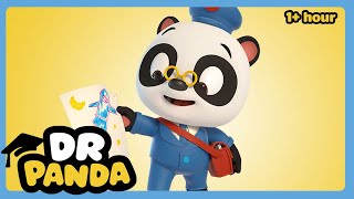 Dr Panda  Back To School Full Episodes  Kids Learning Videos 15 hours [upl. by Geoffry]