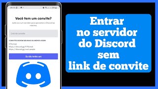 COMO ENCONTRAR SERVIDORES NO DISCORD  Como entrar no servidor do discord sem convite [upl. by Ham]