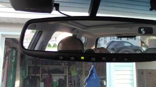 How to setup Subaru HomeLink rear view mirror garage door opener [upl. by Paolina]