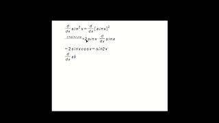 Second Derivative of sin2x 35 seconds and done [upl. by Ilise187]