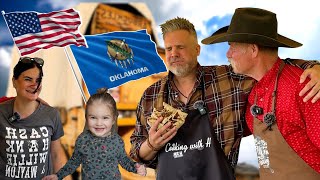 KENT ROLLINS Shows Brits Outdoor Cooking  ft CowboyKentRollins [upl. by Yrennalf]