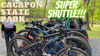 Cacapon Resort State Park 2021 Super Shuttle  New Middle Fork Trail  Giddy Up [upl. by Alomeda545]