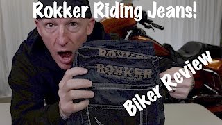 Rokker Red Selvage Motorcycle Protective Riding JeansReview amp Test [upl. by Adiasteb]