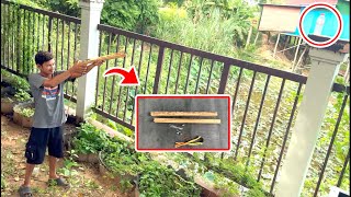 Amazing Homemade Powerful Wooden Slingshot With Less Material And Easy Tip [upl. by Alrrats]